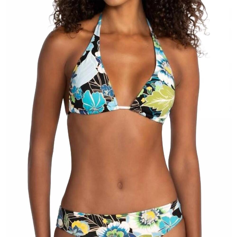 NEW JOHNNY WAS jenn string bikin top in jenn print